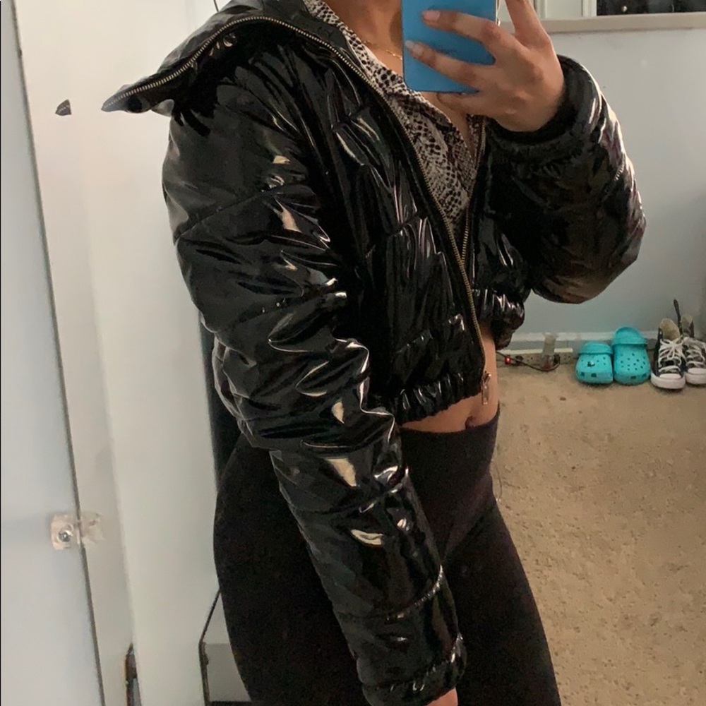 Kaylee Kollection Black metallic Jacket